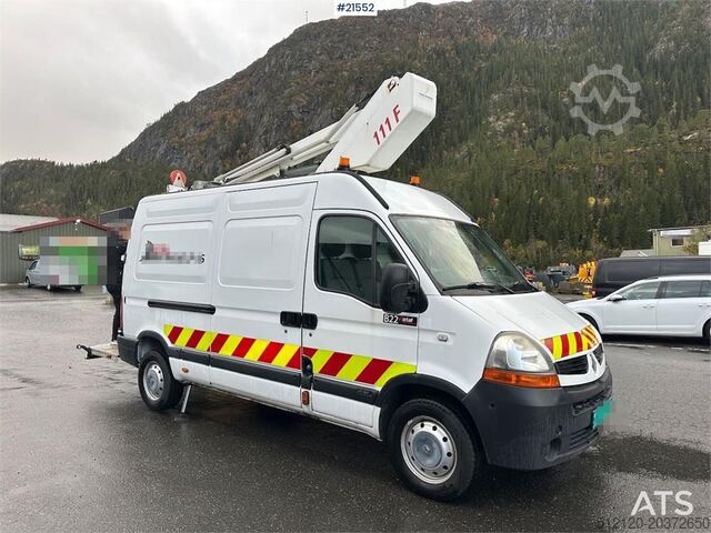Renault Master lift truck w/ France Elevateur lift basket. Renault Master lift truck w/ France Elevateur lift basket.