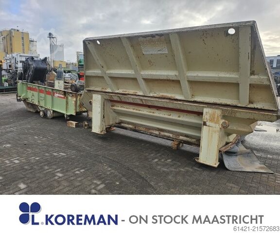 Metso/Lokomo Backenbrecher mit Trichter und Schwingrinne Metso Lokomo jaw crusher with hopper and vibrating chute
