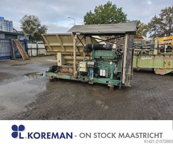 Metso/Lokomo Backenbrecher mit Trichter und Schwingrinne Metso Lokomo jaw crusher with hopper and vibrating chute