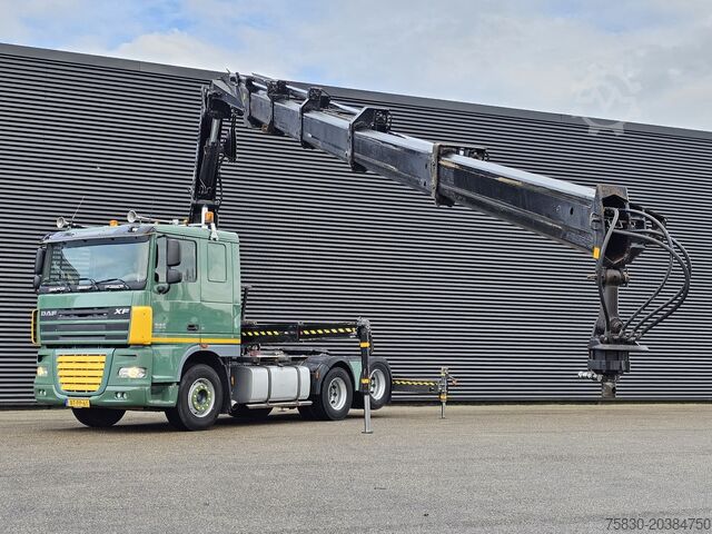 Kranwagen DAF XF 105.460 6X2 / HIAB 37 t/m CRANE / KRAN