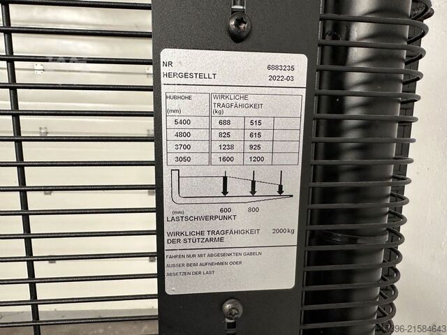 Hochhubwagen Toyota SPE 160 L - TRIPLEX 5,4 m - 141 Bts. !!!!!!