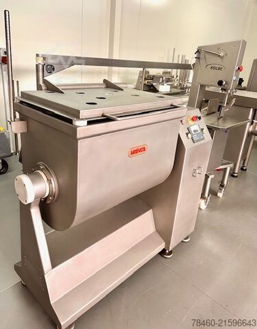 Fleischverarbeitungsmaschine Set of machines - grinder - mixer - saw 