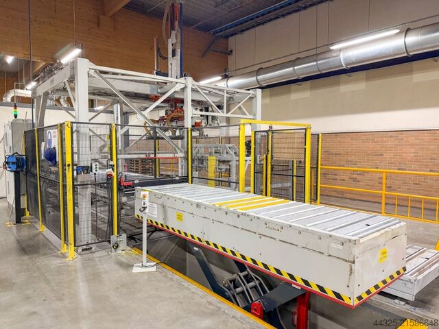 Plattenzuschnittanlage und Abstapelung PAUL - LOGTECH K 34 G - RC 105