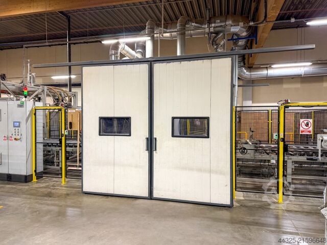 Plattenzuschnittanlage und Abstapelung PAUL - LOGTECH K 34 G - RC 105