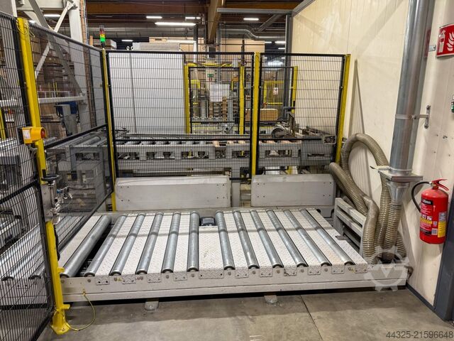 Plattenzuschnittanlage und Abstapelung PAUL - LOGTECH K 34 G - RC 105