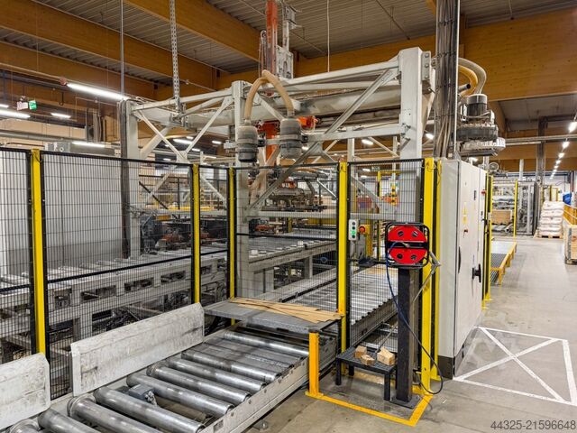 Plattenzuschnittanlage und Abstapelung PAUL - LOGTECH K 34 G - RC 105