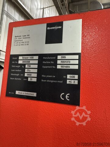 Laserschneidmaschine Bystronic ByStar 3015