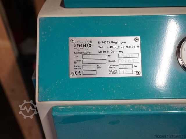 Schraubenkompressor Renner RSDK 7,5