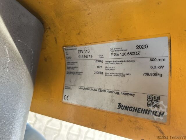 Reach Truck Jungheinrich ETV110