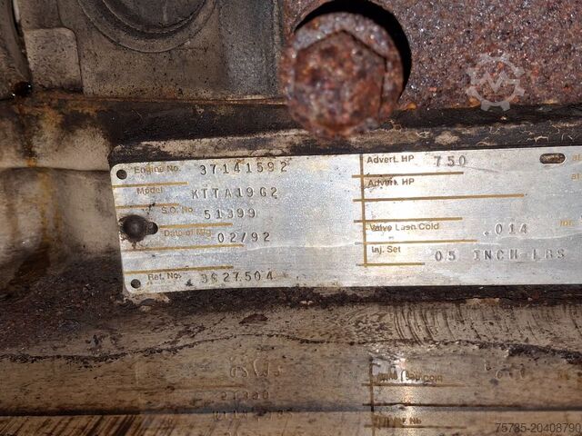 CUMMINS KTTA19G2 CUMMINS KTTA19G2