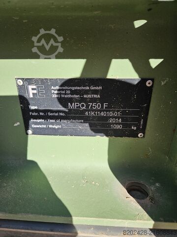 Überbandmagnetabscheider IFE Aufbereitungstechnik MPQ 750