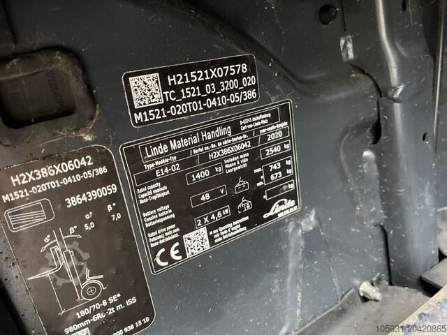 Elektro 3 Rad-Stapler Linde E14-02