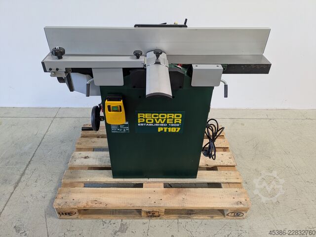 Jointer planer & thickness planer combination RECORD POWER PT107