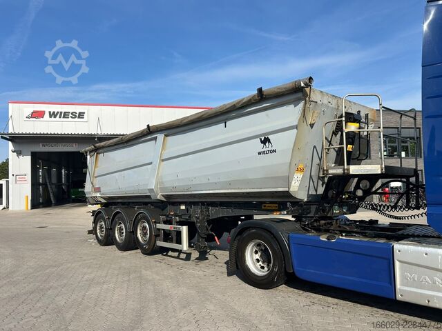 Kipper Auflieger WIELTON NW-3 Strong Master Stahl Kippmulde 32m³ HARDOX