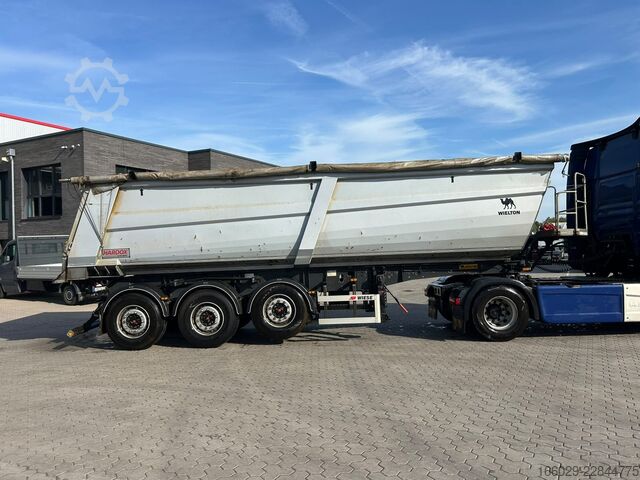 Kipper Auflieger WIELTON NW-3 Strong Master Stahl Kippmulde 32m³ HARDOX
