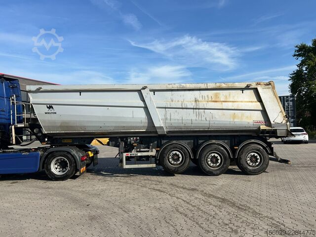 Kipper Auflieger WIELTON NW-3 Strong Master Stahl Kippmulde 32m³ HARDOX