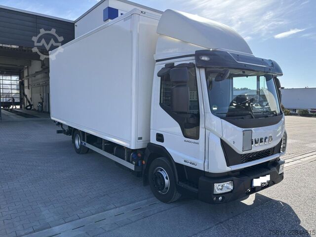 Transporter mit Koffer IVECO Eurocargo ML80E22/P EVI_E / Koffer / LBW Klima