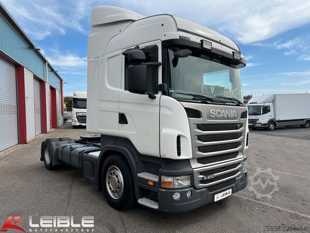Volumen SZM SCANIA R 400 LA4x2MEB*Retarder*80%Reifen*Standklima*