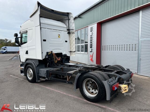 Volumen SZM SCANIA R 400 LA4x2MEB*Retarder*80%Reifen*Standklima*