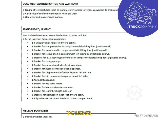 Ambulance MAN TGE 3.180