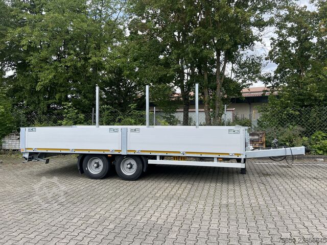 Open trailer Möslein THT 11- G 7,2  Tandem- Pritschenanhänger- Tieflader