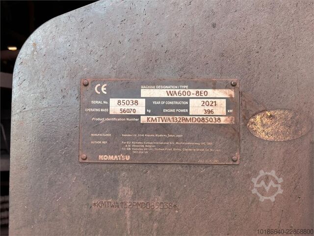 Komatsu WA600-8E0 Komatsu WA600-8E0