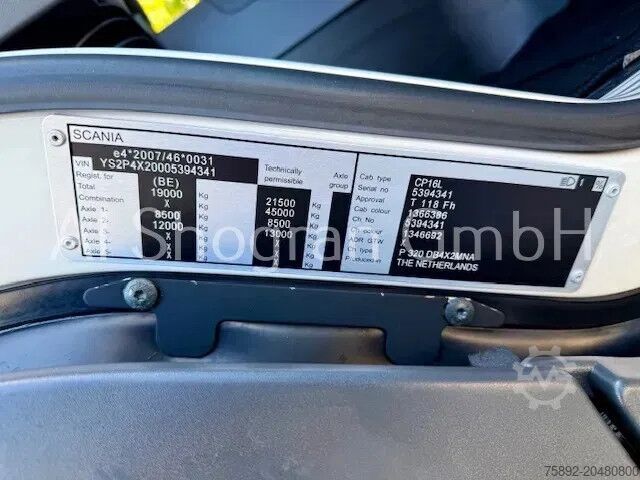 Refrigerated/frozen transport Scania P320 Carrier Supra 750/Klima/Eu6/LBW