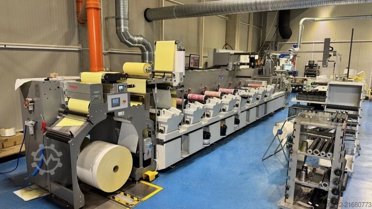 Etiketten-, Folien- und Flexodruck für Verpackungen Bobst M5