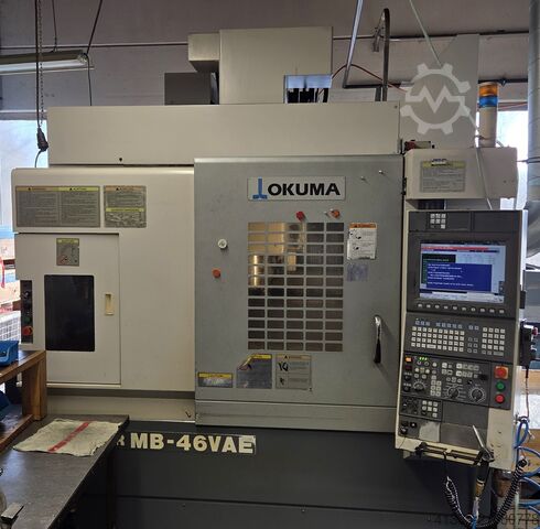 Vertikales Bearbeitungszentrum OKUMA MB-46 VAE A-Achse