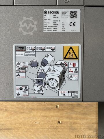 Vacuum pump Becker (keine Busch R5) U5.101