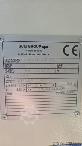 Vertical CNC machine SCM Cyflex F900