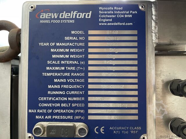 Weigh price labeller Marel 8160