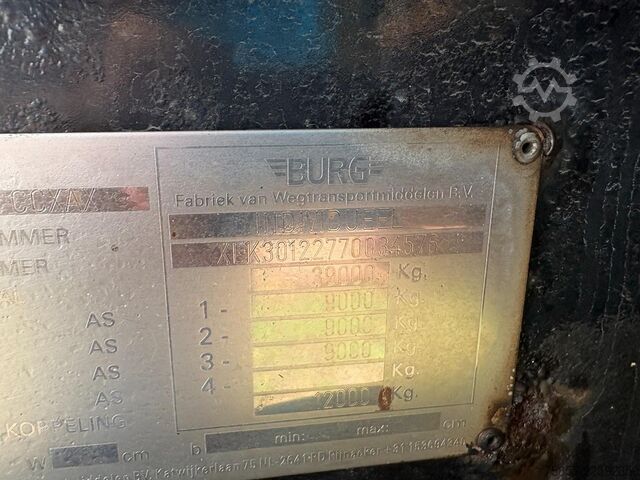 Containertransport Burg BPO 12-27 CCXAX 20 FT / Tankcontainer / ADR / A...