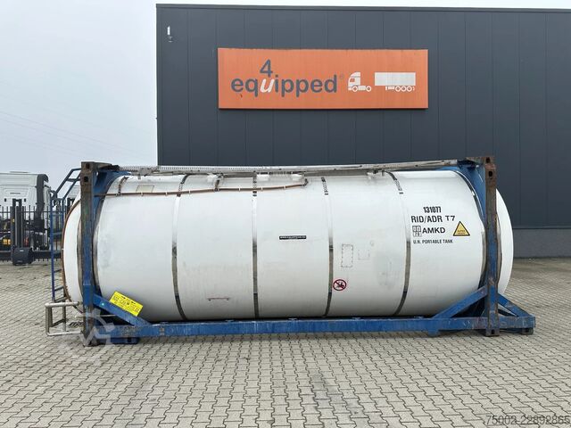 Tank container MTK Containers 20FT SWAP BODY / 30.970L / T7 / AMKD / ADR+ CSC...