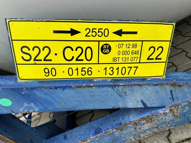 Tank container MTK Containers 20FT SWAP BODY / 30.970L / T7 / AMKD / ADR+ CSC...