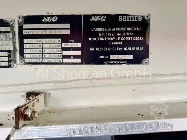 Kipper Samro ST39MH / Voll Alu / 65m³