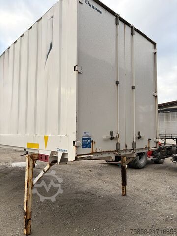 Swap body with box structure Krone BDF Stahl Wechselkoffer Türen