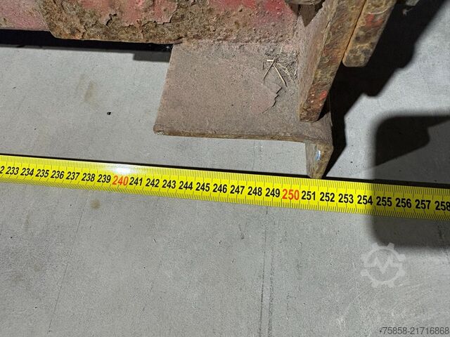 Low loader semitrailer sonstige Ausgleichsbock für gekröpften Tieflader