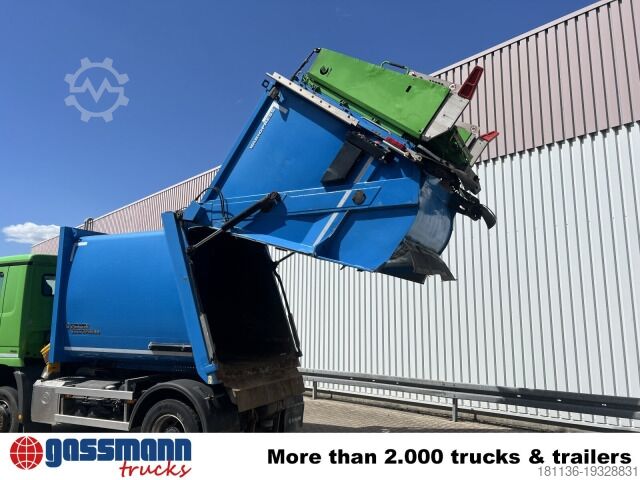 Garbage truck Mercedes-Benz Actros 2032 LA 4x4, Faun Variopress 310 ca. 10m³,