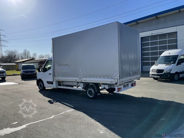 Transporter with flatbed & tarpaulin RENAULT Master Pritsche Plane Schiebeplane