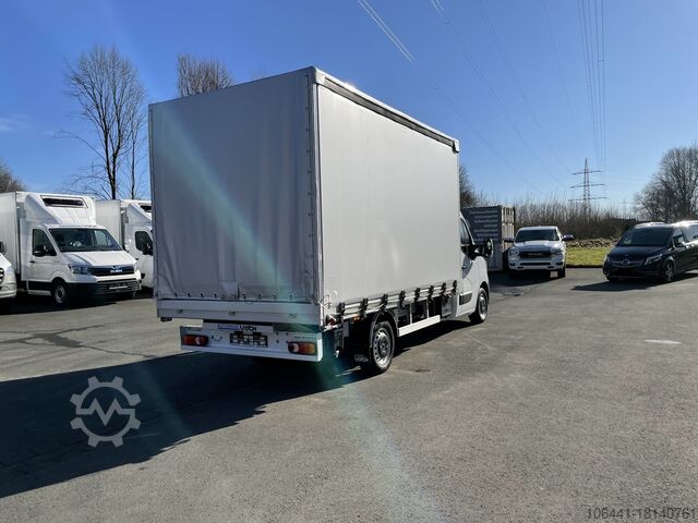 Transporter with flatbed & tarpaulin RENAULT Master Pritsche Plane Schiebeplane