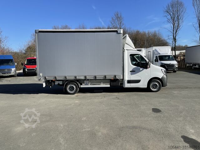 Transporter with flatbed & tarpaulin RENAULT Master Pritsche Plane Schiebeplane
