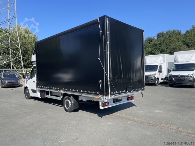 Transporter with flatbed & tarpaulin RENAULT Master RED/Pritsche Plane/höhe Verstellbar