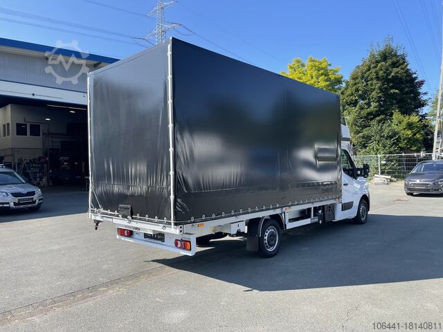 Transporter with flatbed & tarpaulin RENAULT Master RED/Pritsche Plane/höhe Verstellbar
