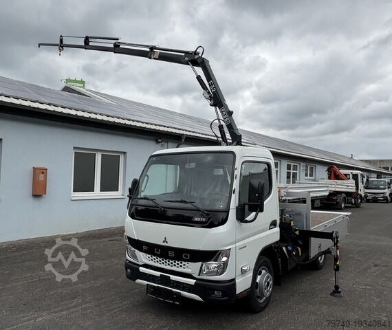 Truck-mounted crane van Fuso 3S15 Alu Pritsche 2.80m Ladekran Funk! sofort verfügbar!