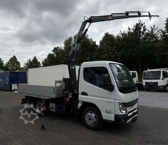 Truck-mounted crane van Fuso 3S15 Alu Pritsche 2.80m Ladekran Funk! sofort verfügbar!