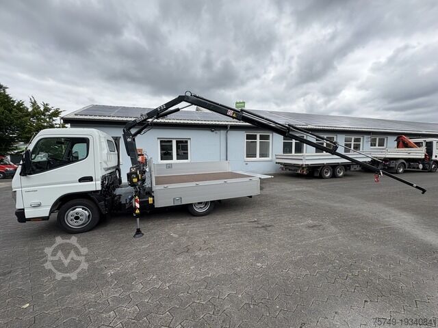 Truck-mounted crane van Fuso 3S15 Alu Pritsche 2.80m Ladekran Funk! sofort verfügbar!