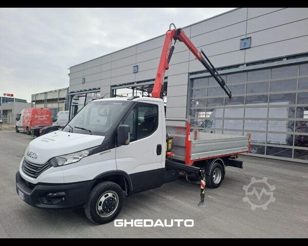 Minibus IVECO Daily V 35.16 2022 - Daily 35 C16H3.0 3450 cab. HD GRU FASSI + CASSONE RIBALTABILE