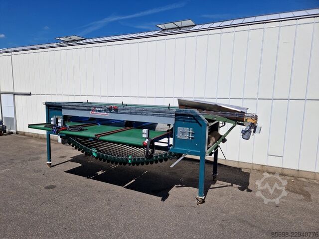 Allround roller sorting machine with brush and feeding conveyor ALLROUND 