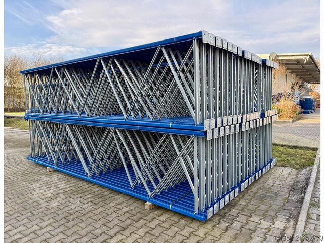 Heavy-duty shelving pallet racks 30,80 lfm Jungheinrich MPB Palettenregal H: 500cm, Fachlast: 2100 kg